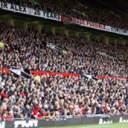 Man U . Old Trafford crowd